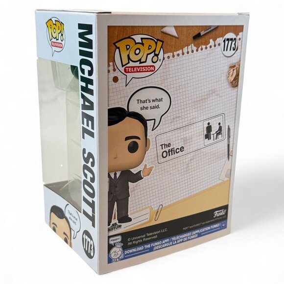 Funko Pop! Television The Office Michael Scott (Thats What She Said) #1773 Vinyl - Picture 4 of 7